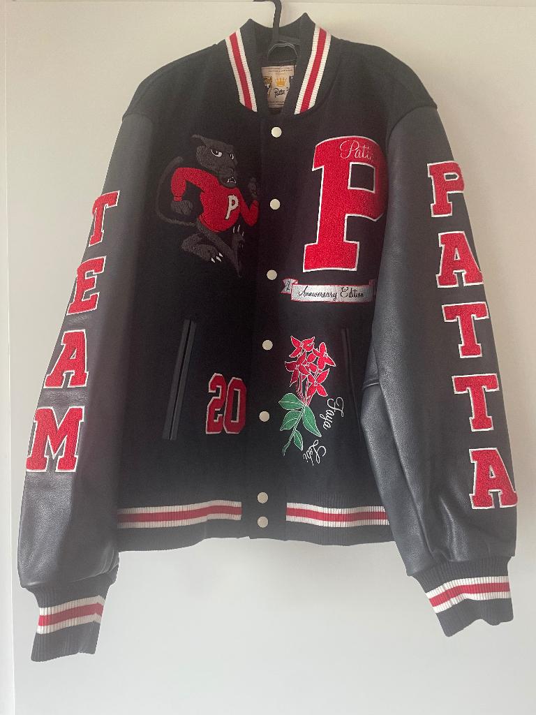 Patta 20th anniversary varsity jacket L, Maat 52/54 (L), Blauw, Nieuw, Ophalen of Verzenden