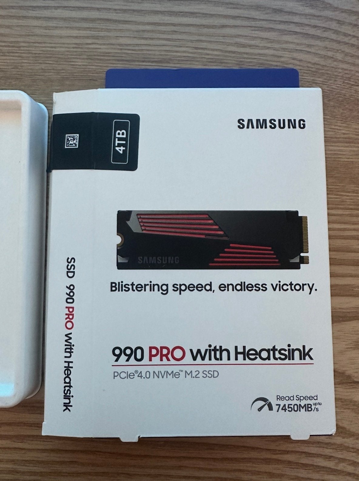 Samsung 990 PRO 4TB SSD met Heatsink – Weinig gebruikt, Computers en Software, Ophalen of Verzenden, Zo goed als nieuw, Desktop