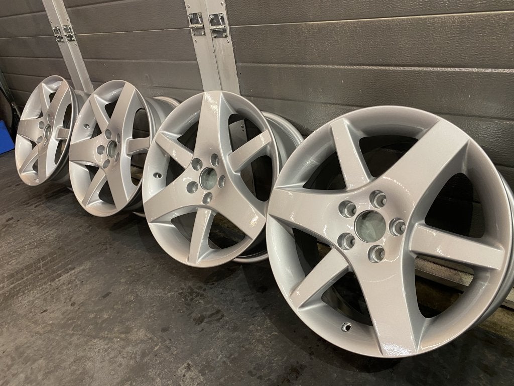 Saab alu 36 velgen nieuw gecoat zeer netjes, Niet ingevuld, Velg(en), Niet ingevuld, 17 inch