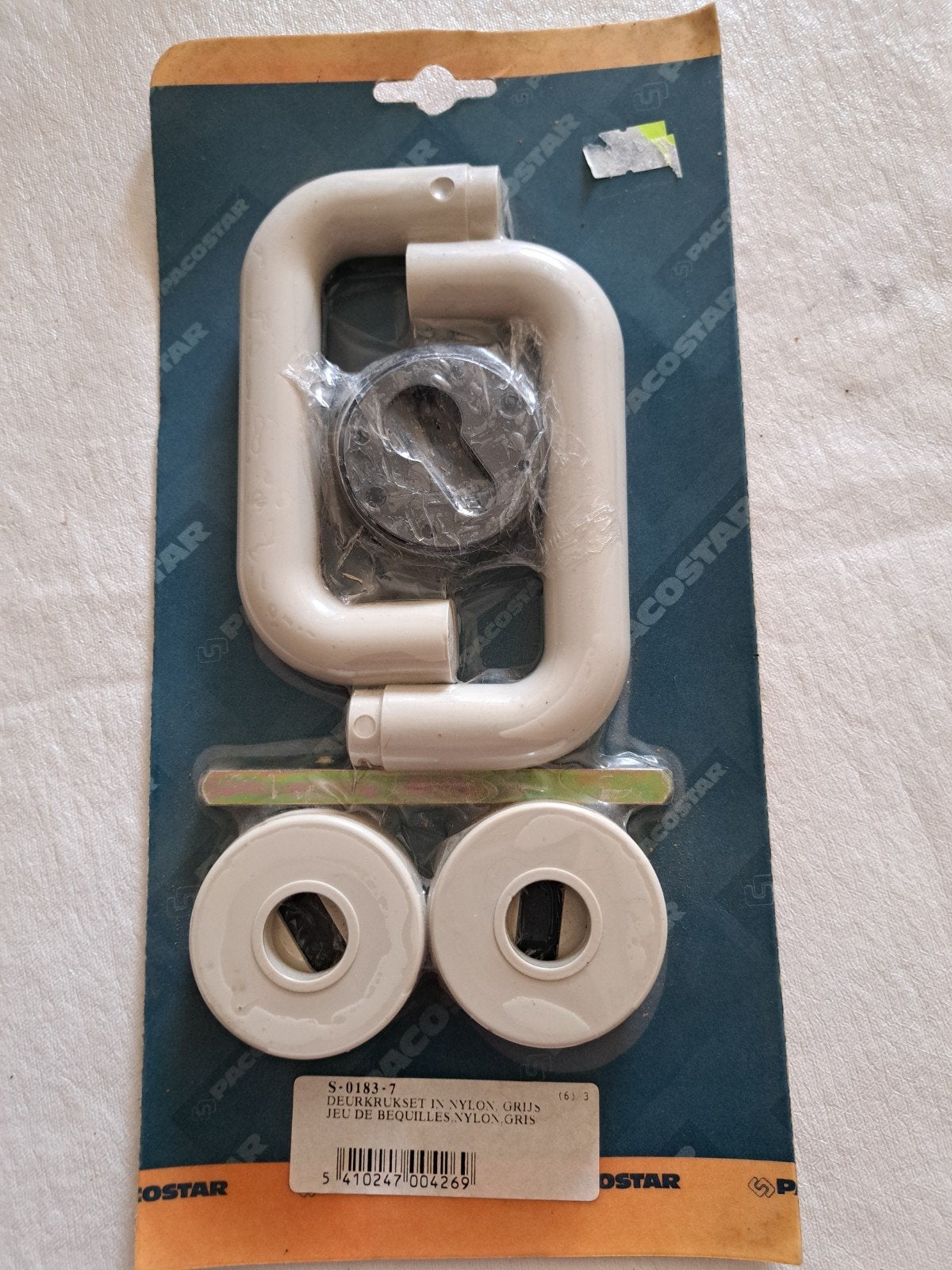 Deurkrukset in nylon grijs - Pacostar S-0183-7, Ophalen of Verzenden, Nieuw, Slot