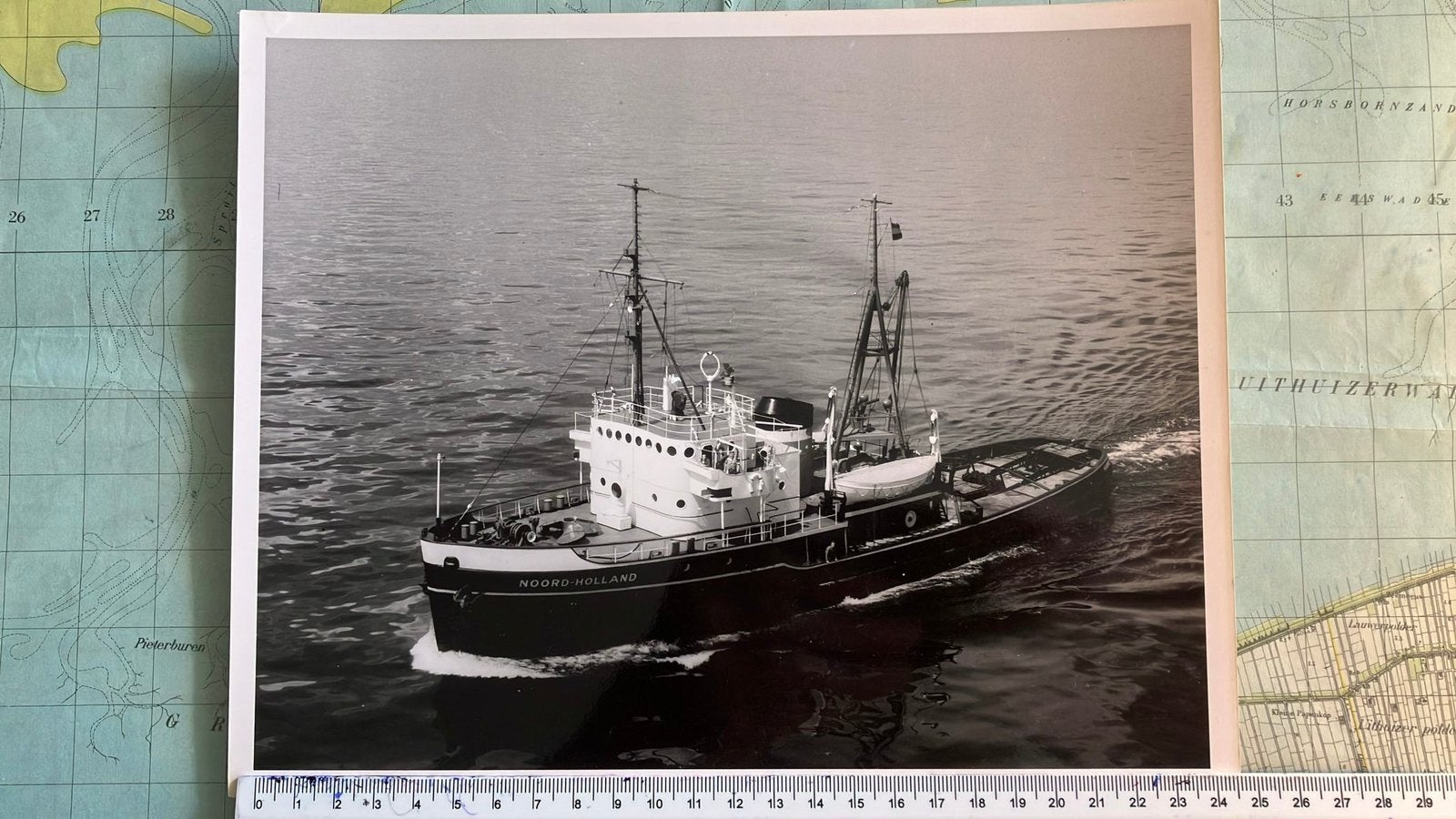 GROOT formaat  24 x 18 sleepboot NOORD HOLLAND, Ophalen of Verzenden, Boek of Tijdschrift