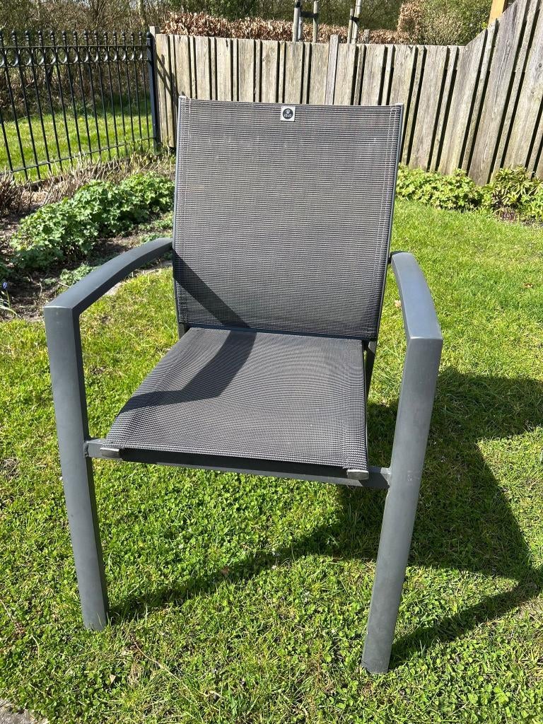 tuinstoelen, Tuin en Terras, Tuinsets en Loungesets, Ophalen, Gebruikt, 6 zitplaatsen, Aluminium
