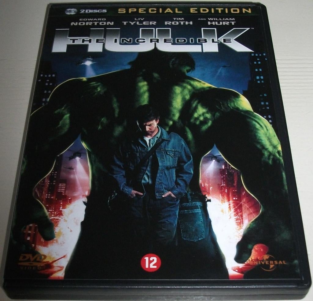 Dvd *** INCREDIBLE HULK *** 2-Disc Special Edition Marvel, Boxset, Actie, Ophalen of Verzenden, Zo goed als nieuw