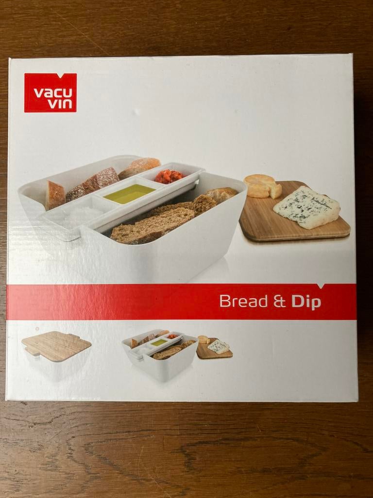 Serveerschaal voor brood Vacuvin bread & dip, Ophalen of Verzenden, Nieuw