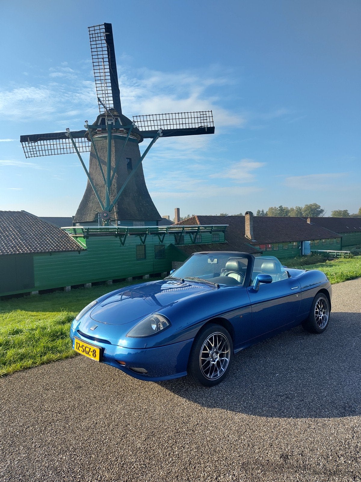 Fiat Barchetta  2001 Blauw, Auto's, 450 kg, 40 €/maand, Cabriolet, Blauw