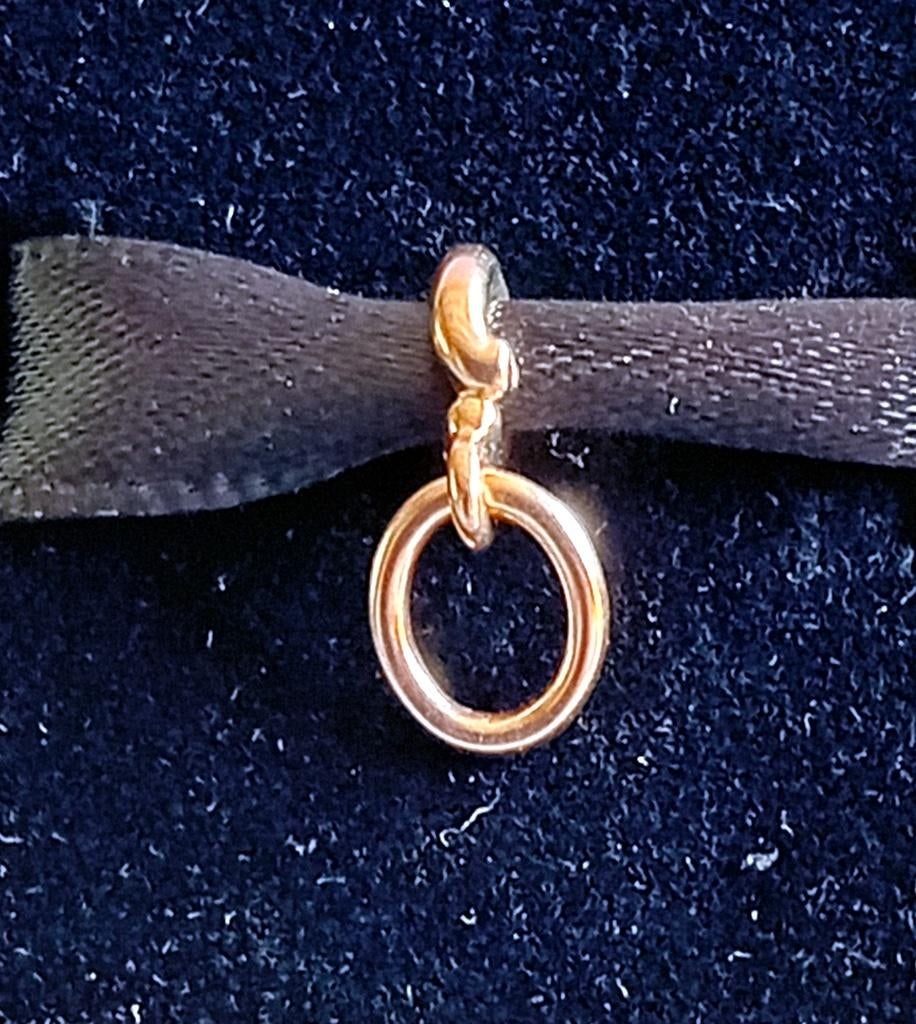 Pandora nieuwe bedel; Rosé goud/zilveren letter "O", Sieraden, Tassen en Uiterlijk, Bedels, Pandora, Nieuw, Ophalen of Verzenden
