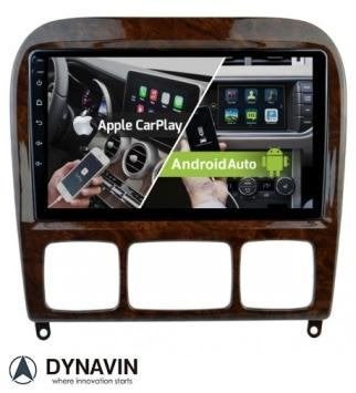 Carplay Navigatie Mercedes S klasse W220 2003 android 16