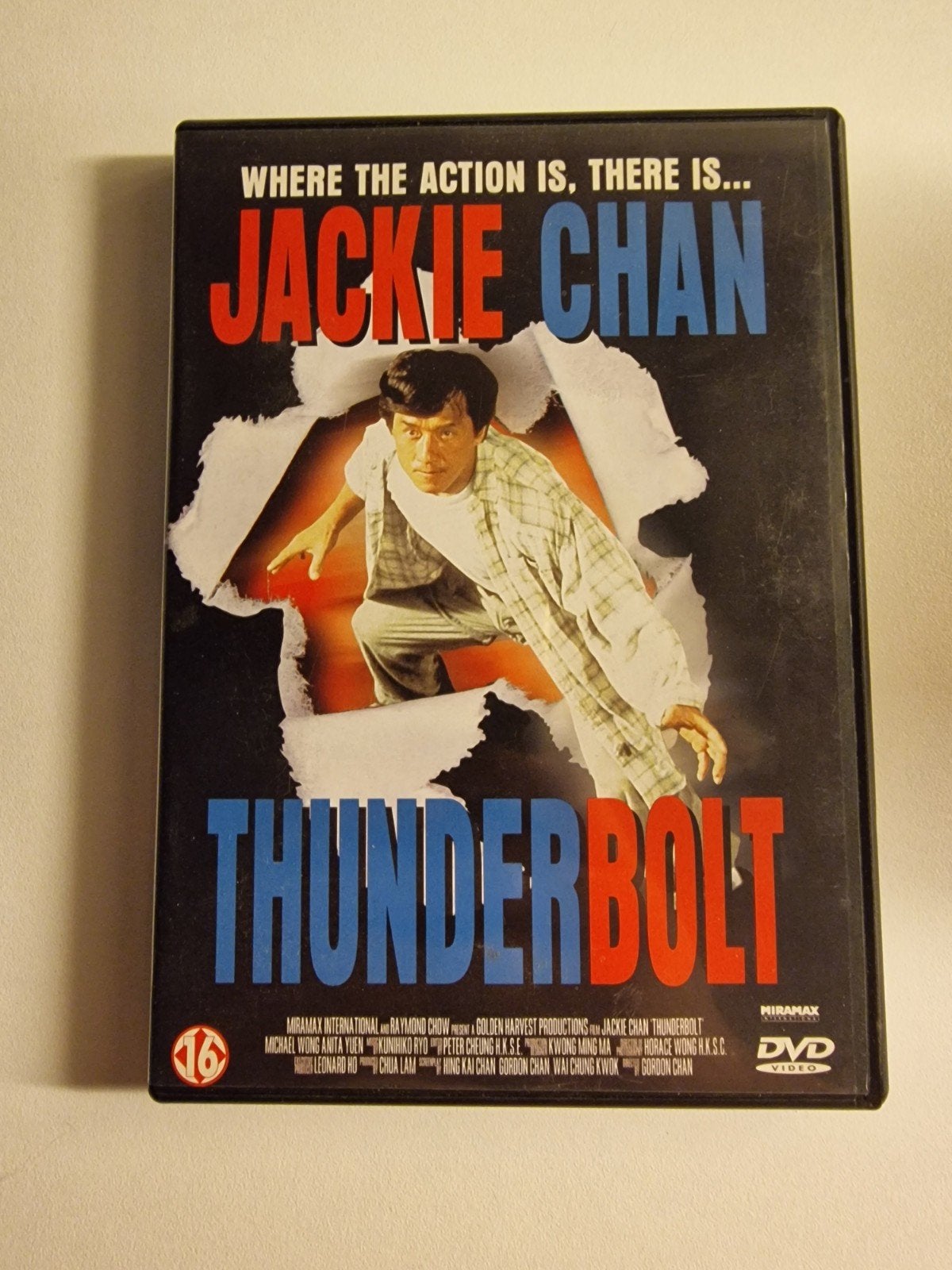 Thunderbolt dvd, Cd's en Dvd's, Vanaf 16 jaar, Nederlands, Actiethriller, Ophalen of Verzenden