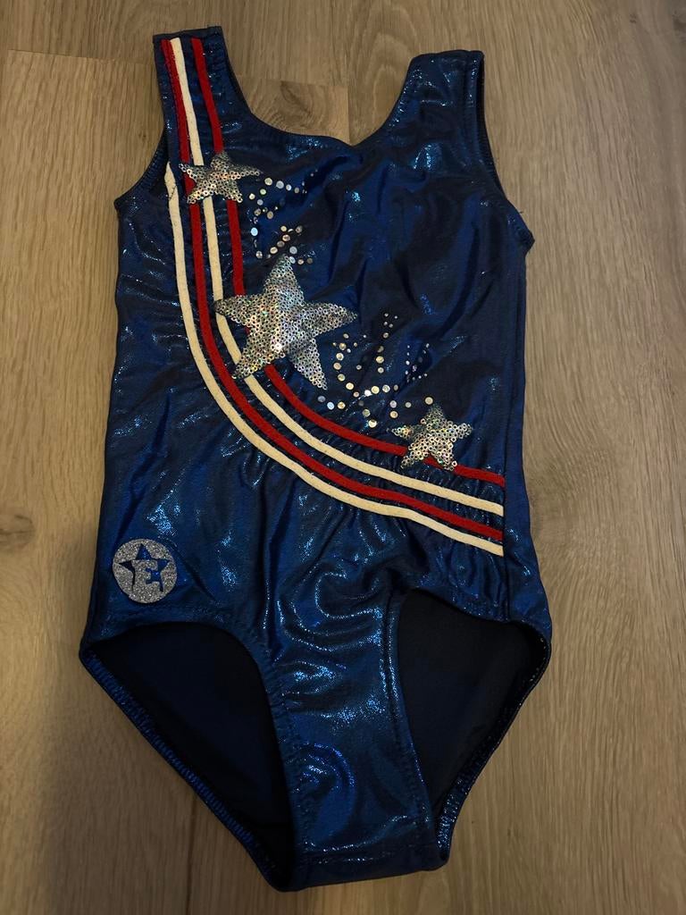 Turnpakje kind maat 86/92 - Blauw met sterren, Ophalen, Gebruikt, Meisje, Pakje