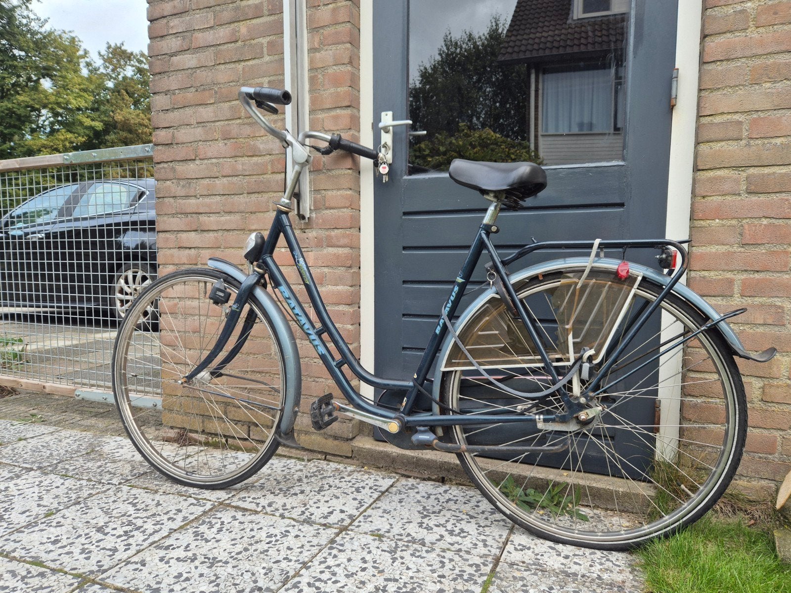 Oude Batavus fiets, Ophalen