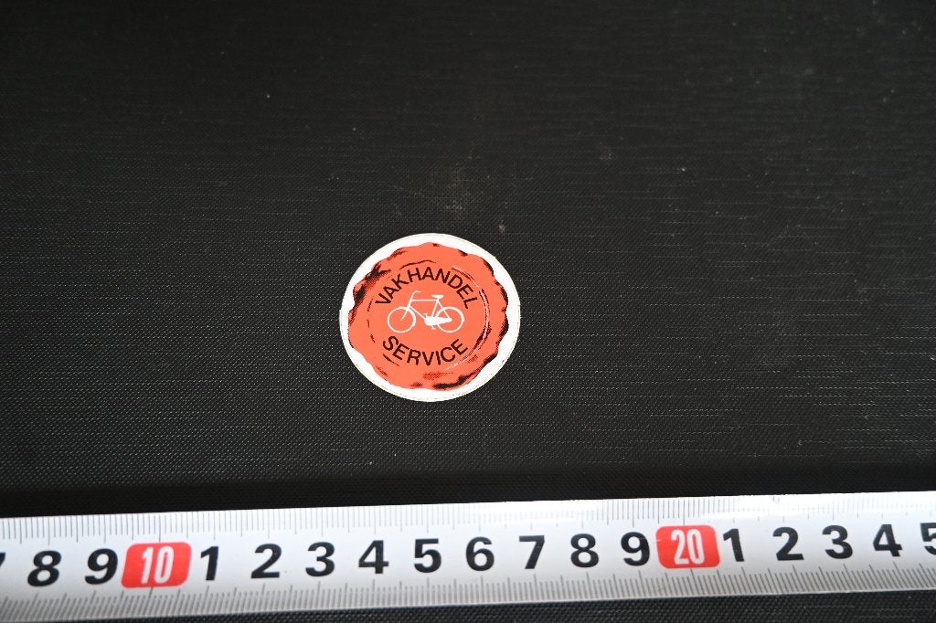 sticker fiets vakhandel service, Ophalen, Zo goed als nieuw