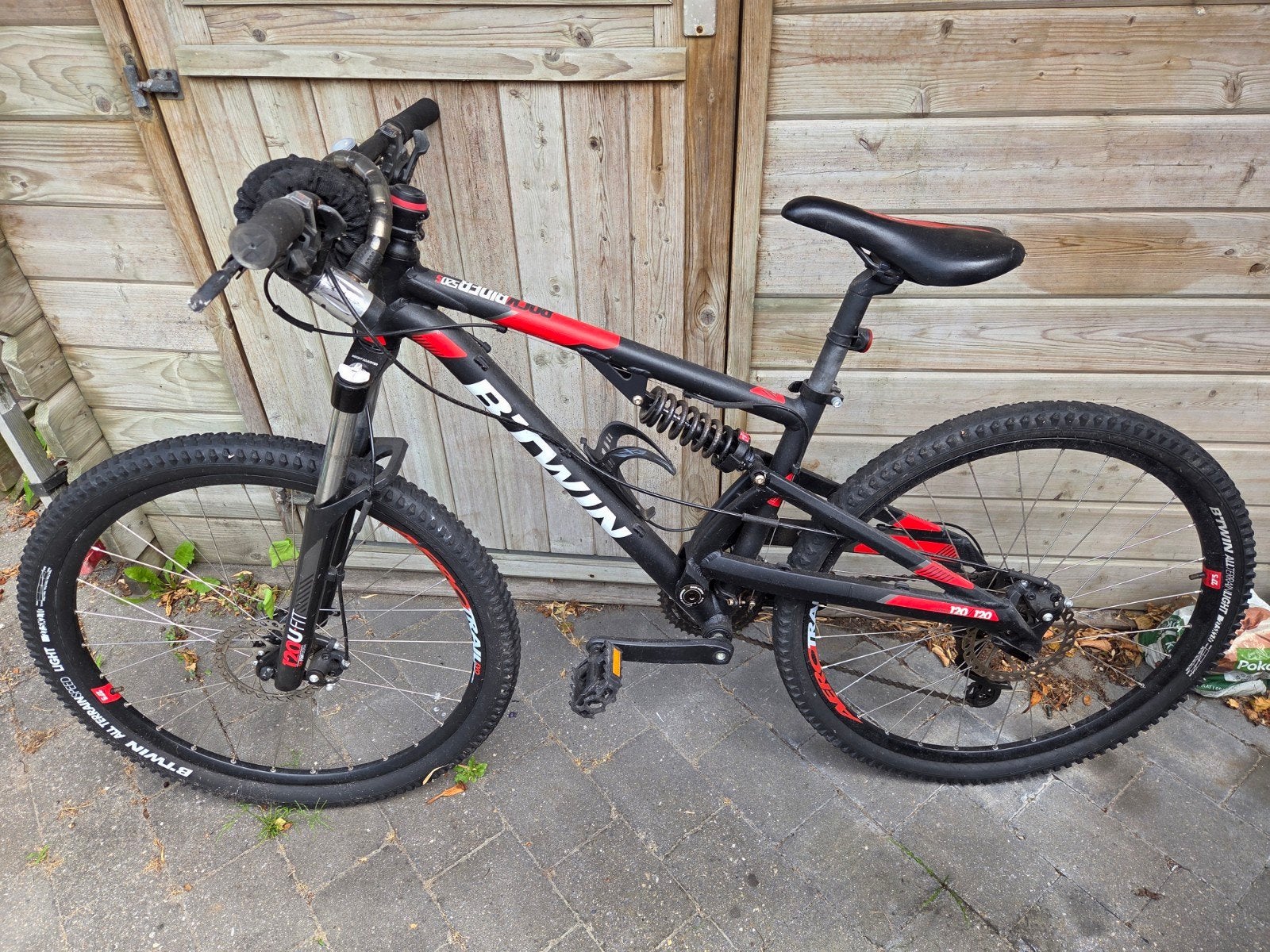B'TWIN Rockrider 520 Mountainbike - Full Suspension, Fietsen en Brommers, Fietsen | Mountainbikes en ATB, Fully, Ophalen, Overige merken