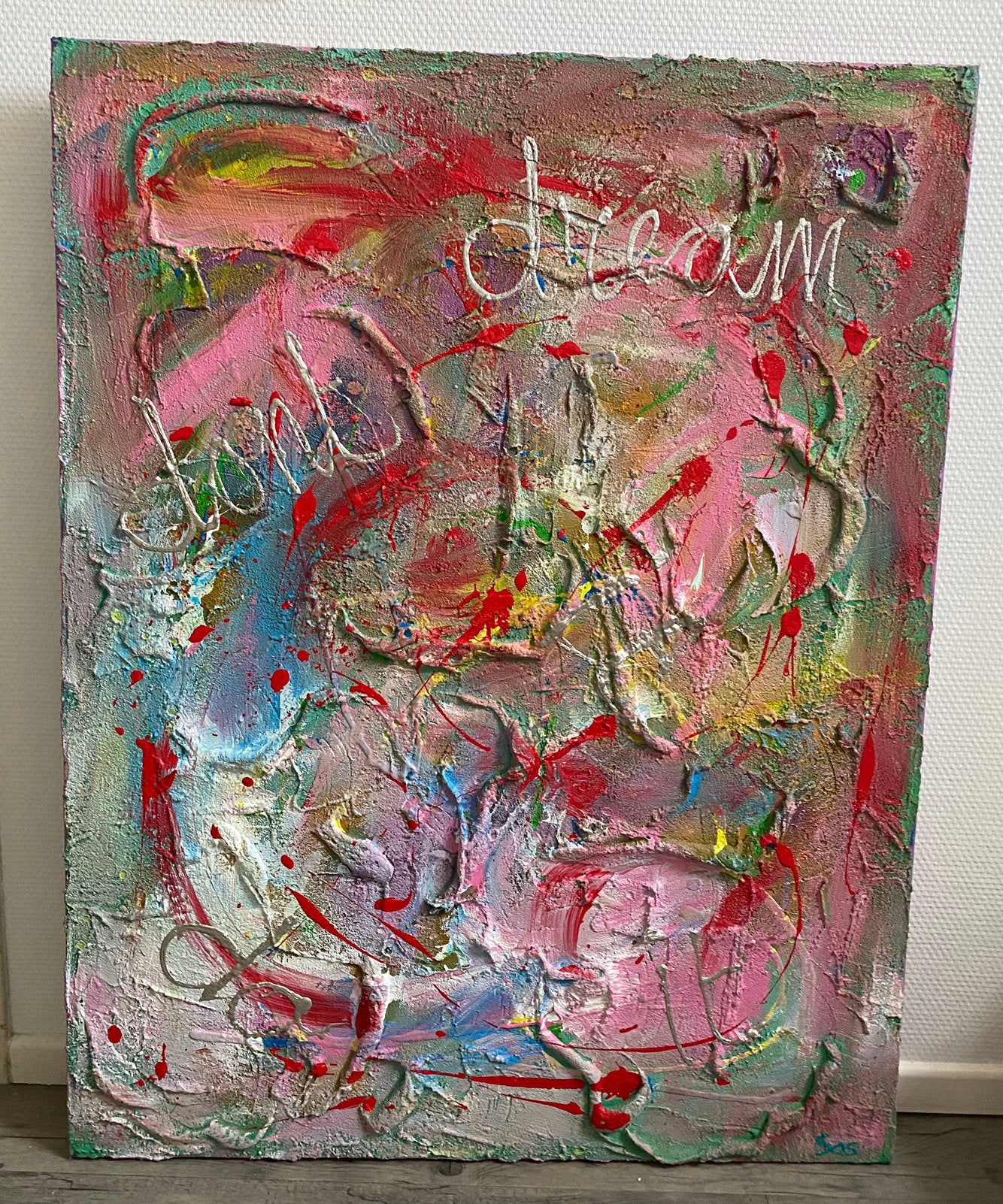 Schilderij “don’t dream it, do it”, Ophalen
