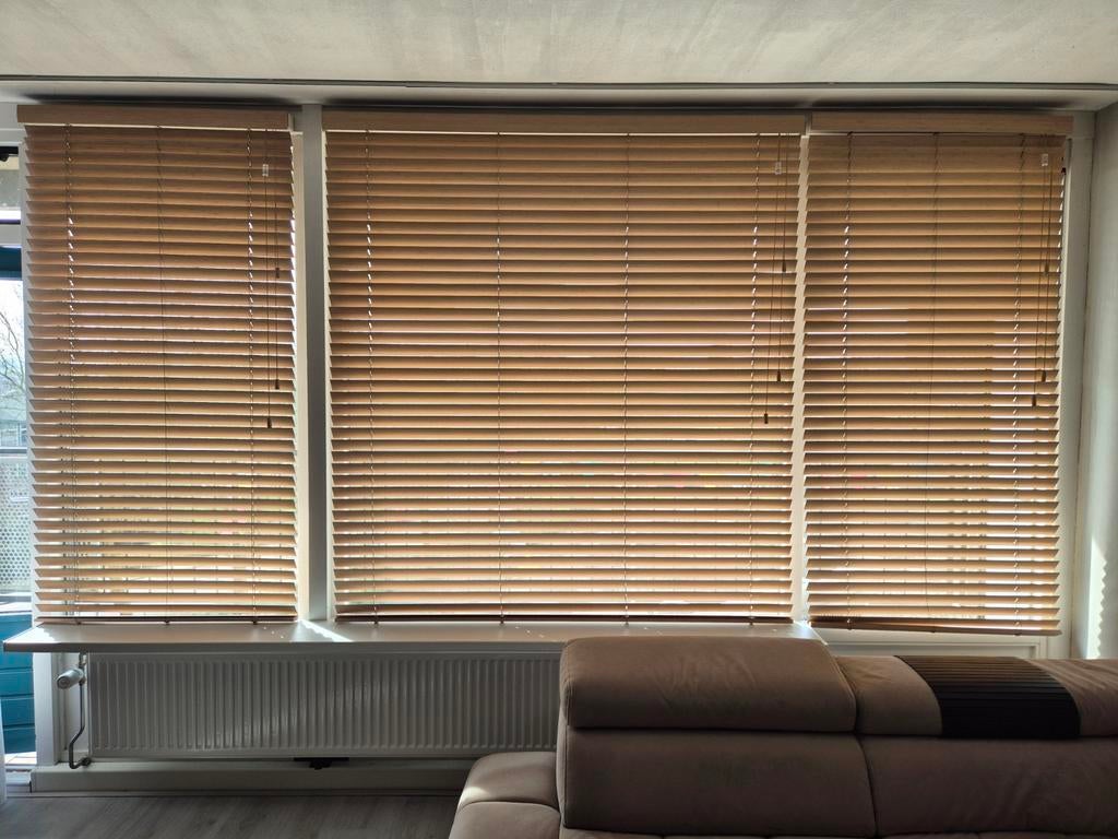 3 Houten Shutters op Maat - Zo Goed als Nieuw, Ophalen, Zo goed als nieuw, 150 tot 200 cm