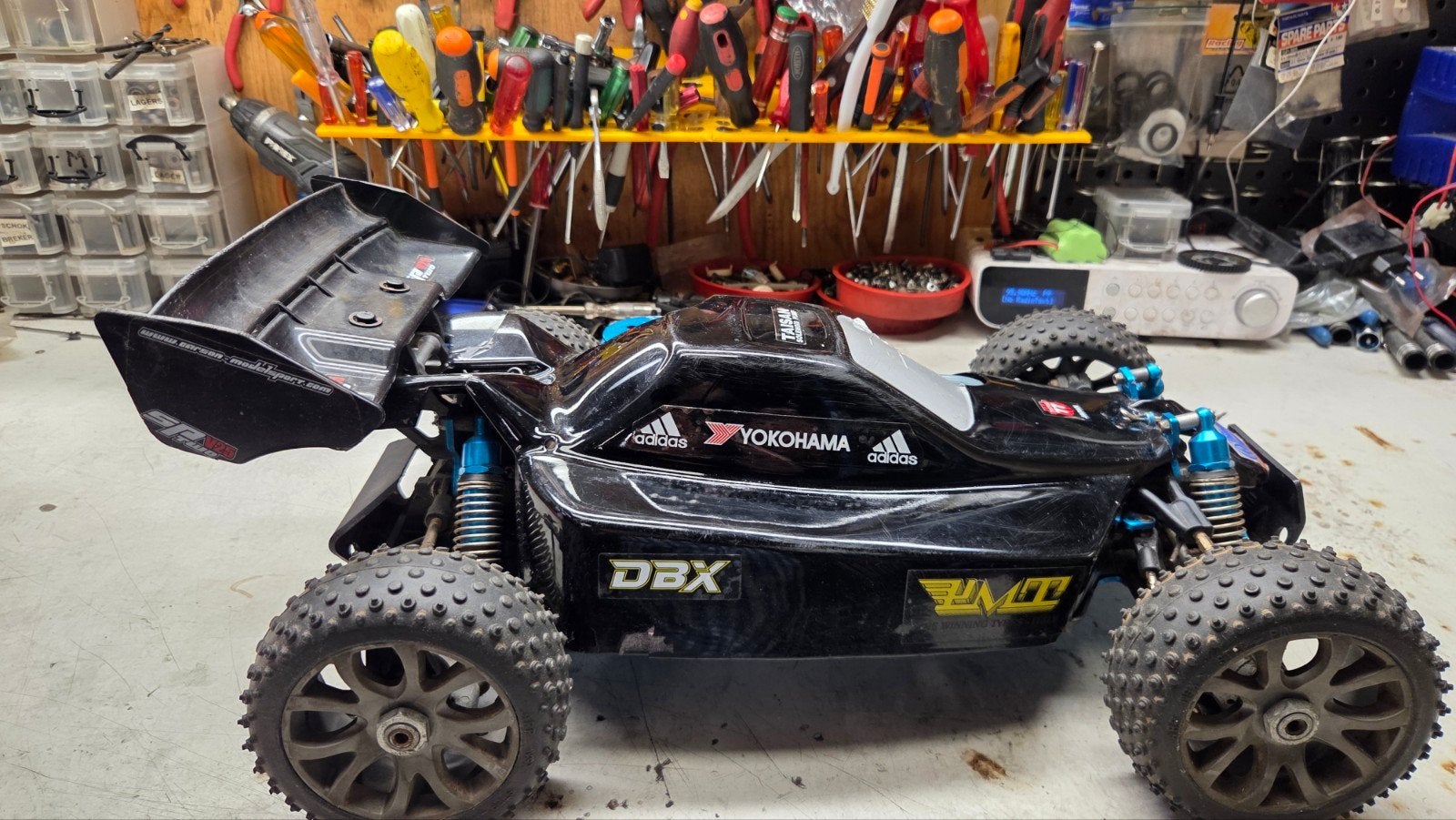 Te koop leuke thunder tiger, Hobby en Vrije tijd, Gebruikt, Auto offroad, Ophalen of Verzenden, Nitro
