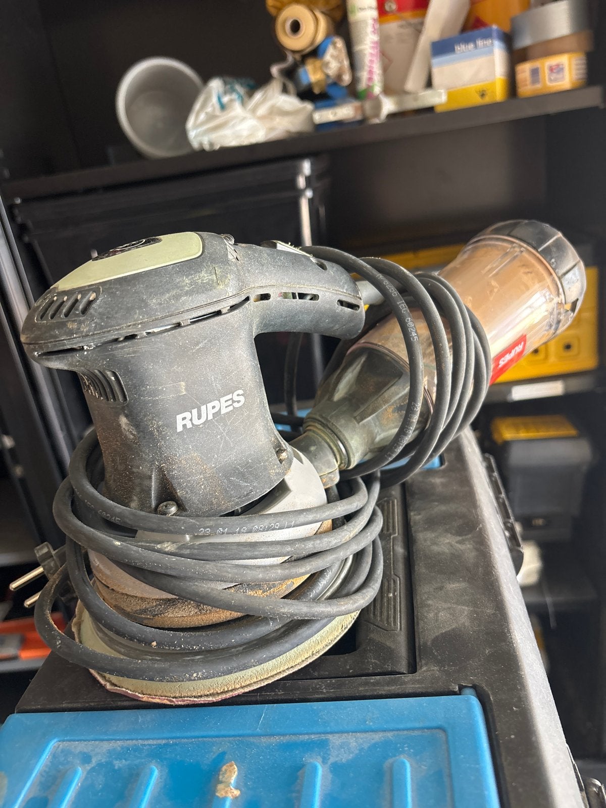 Rupes ER155TES Excentrische Schuurmachine - Goede Staat, Ophalen, Gebruikt, Minder dan 600 watt, Excentrische schuurmachine