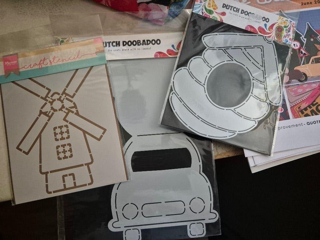 Stencils Dutchdoobadoo Marianne Design, Hobby en Vrije tijd, Kaarten | Zelf maken, Ophalen of Verzenden, Nieuw, Overige thema's