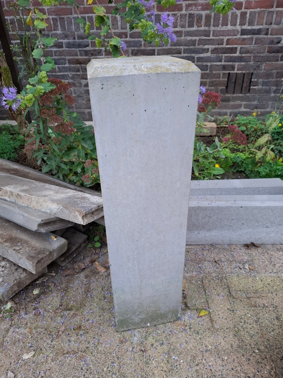 Betonnen sokkel 73cm hoog, 20x20cm, Ophalen, Gebruikt, Beton, Overige typen