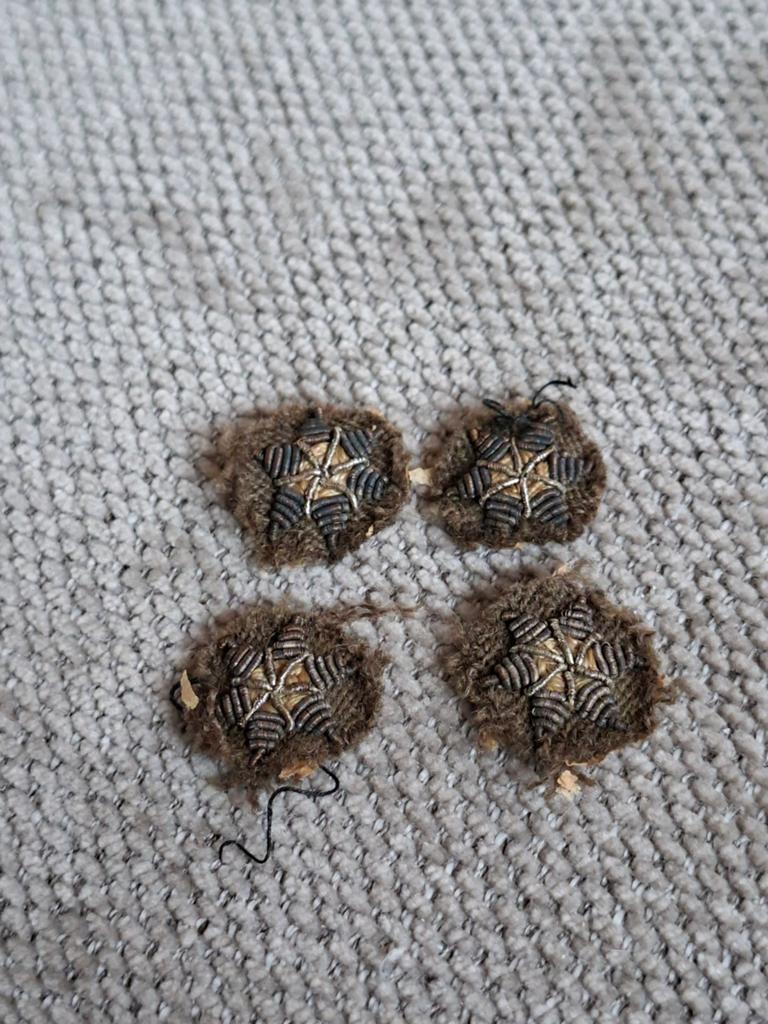 Ww2 wo2 Nederlandse knil indie emblemen officier, Ophalen of Verzenden, Nederland, Embleem of Badge