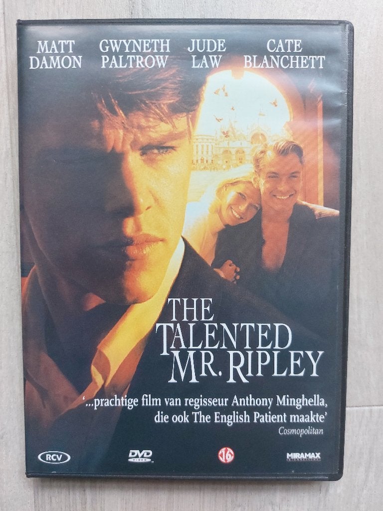 DVD The Talented Mr. Ripley (1999), Cd's en Dvd's, Ophalen, Engels, Alle leeftijden, Nederlands