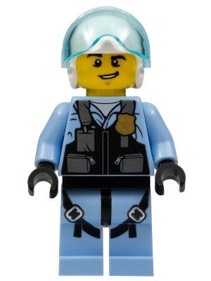 LEGO City cty0953 Sky Police - Jet Pilot, Lego, Ophalen of Verzenden, Minifiguur, City