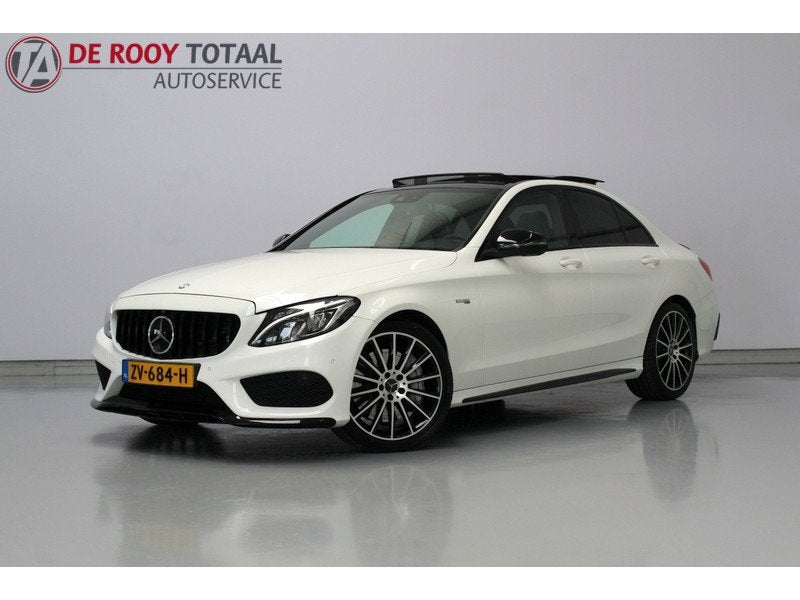 Mercedes-Benz C-Klasse AMG 43 4MATIC 468PK | RIJKLAAR | SCHA, Auto's, Leder, Bedrijf, Vierwielaandrijving, 420 pk
