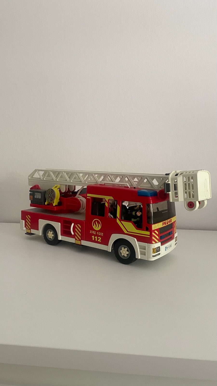 Playmobil Brandweerwagen met uitschuifbare ladder, Kinderen en Baby's, Ophalen, Gebruikt, Complete set, Voertuig