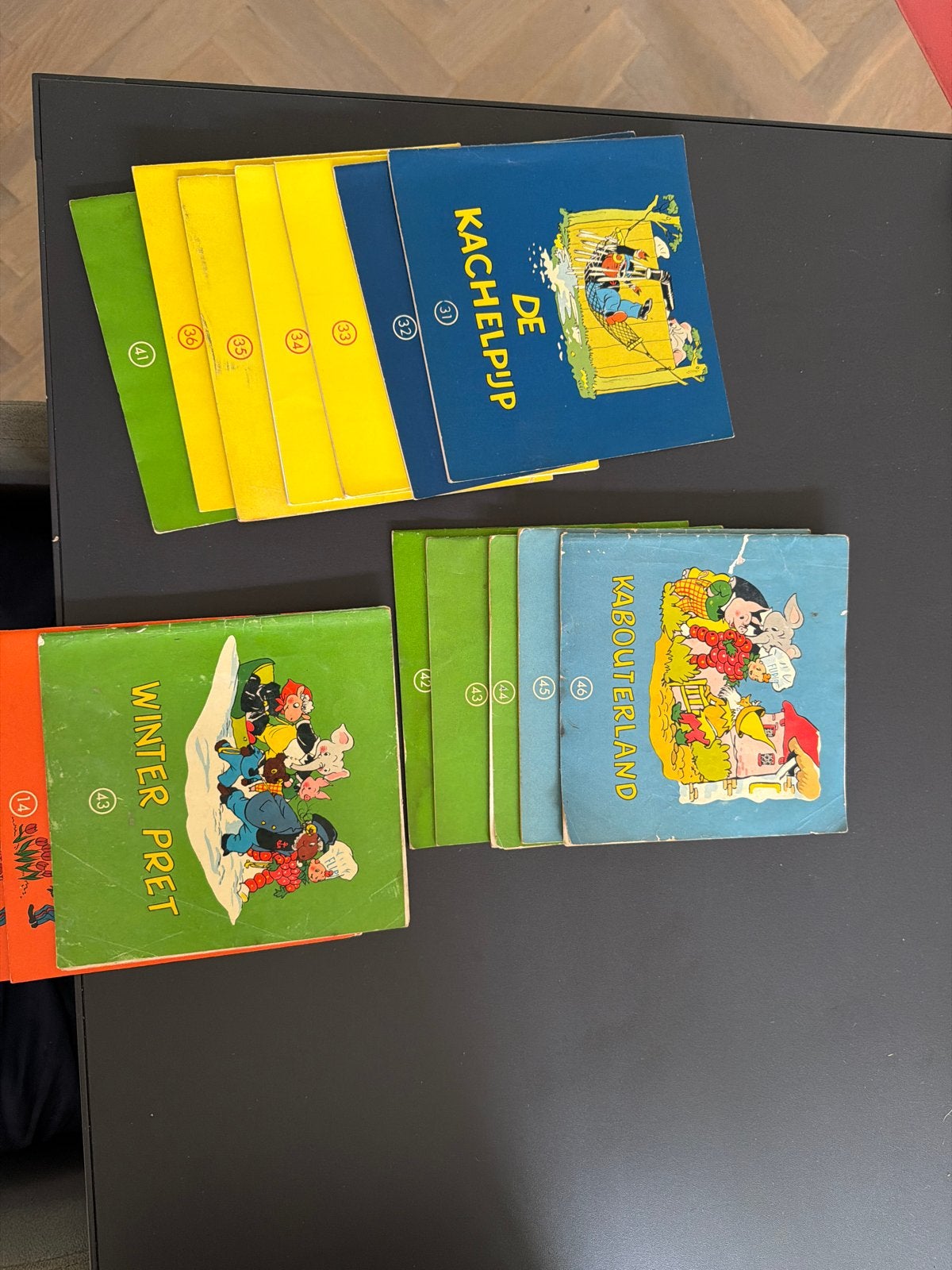 Flipje boekjes - Nrs. 14, 31-36, 41-46, Meerdere stripboeken, Ophalen of Verzenden, Gelezen