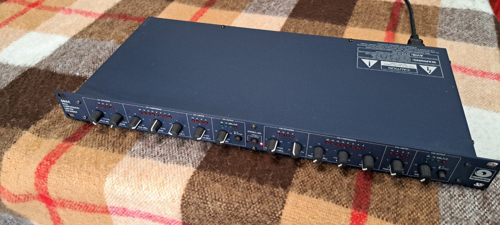 Symetrix 565E Dual Compressor/Limiter/Expander, Ophalen of Verzenden, Zo goed als nieuw, Compressor