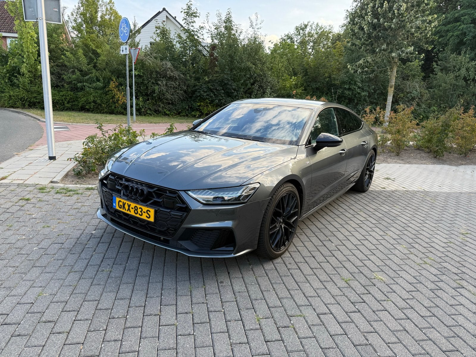 Audi A7 50 Tfsi e Quattro 299pk S Tronic 2024 Grijs, Zwart, 4 cilinders, Vierwielaandrijving, Dealer onderhouden