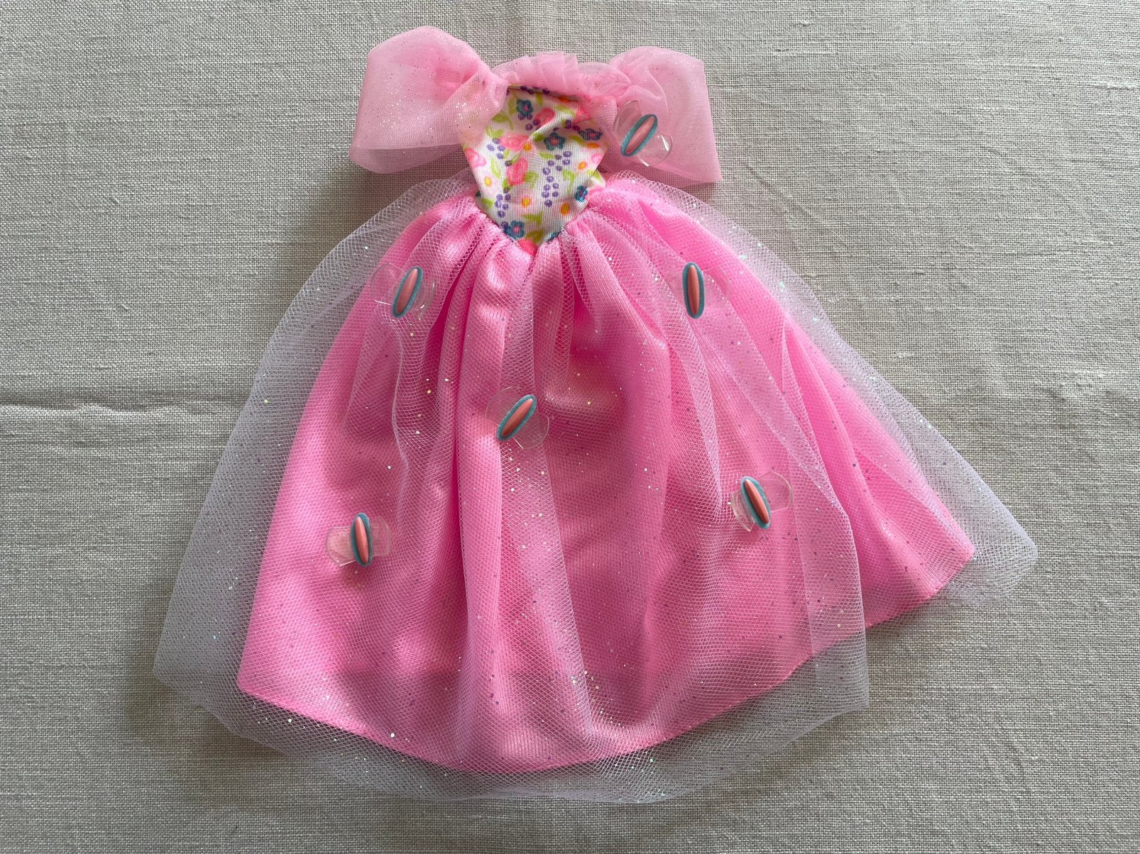 Vintage Barbie Butterfly  🦋  Princess jurk Mattel 1994, Verzamelen, Ophalen of Verzenden, Gebruikt, Kleertjes