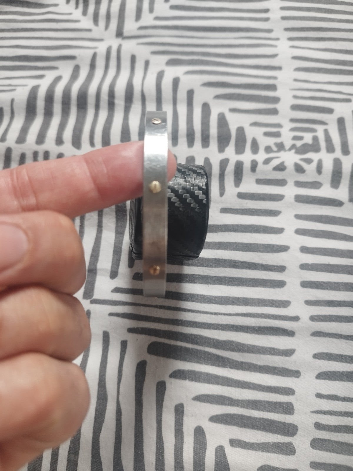 Cartier Santos stijl staal massief gouden armband, Ophalen, Gebruikt, Goud, Goud