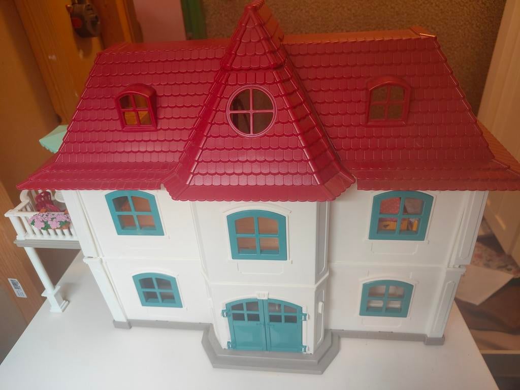 Schleich Lake Side huis en paardenboerderij, Ophalen of Verzenden, Zo goed als nieuw, Poppenhuis