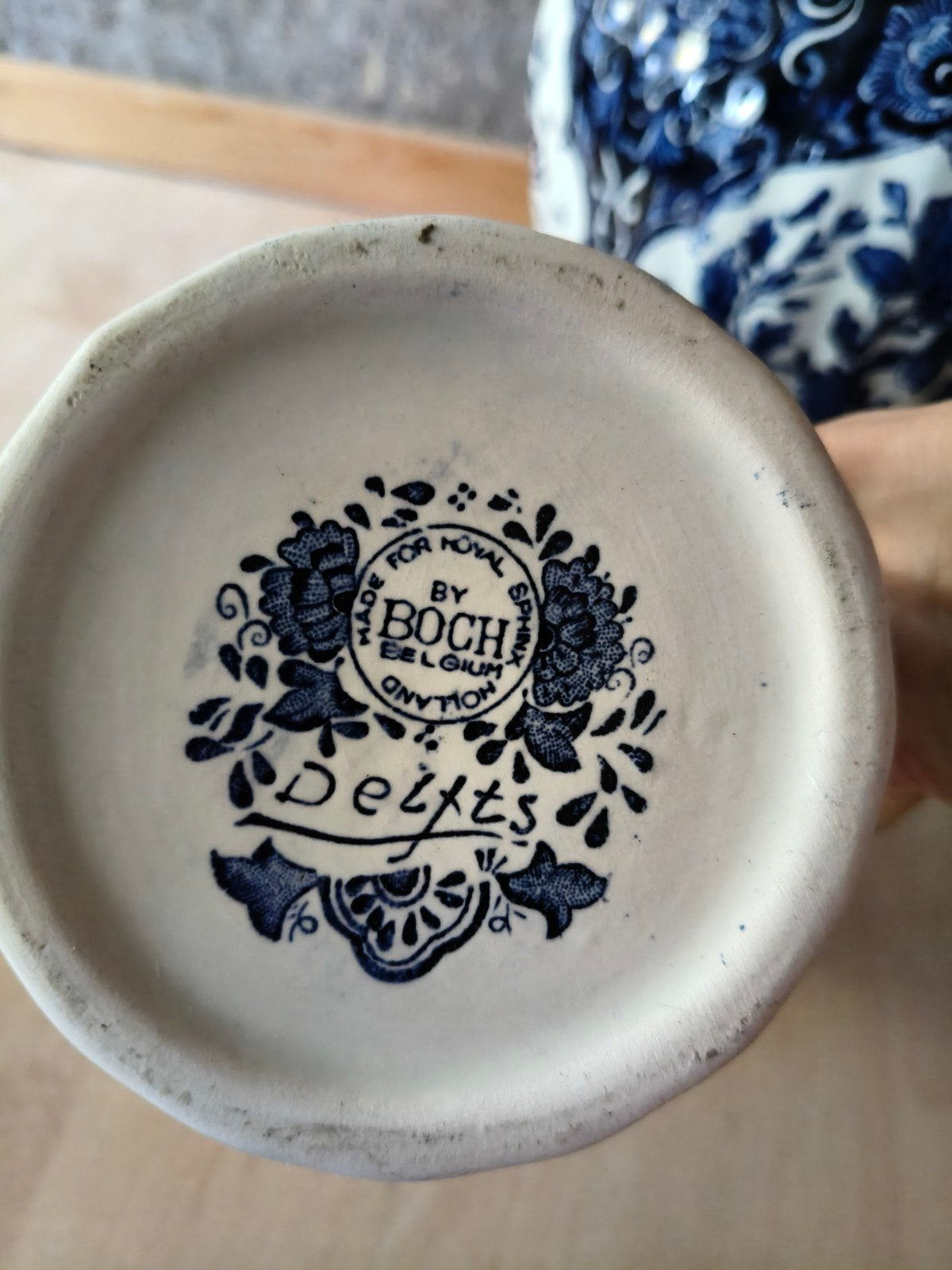 Prachtig Delfts Blauw Boch Royal set (3 stuks), Antiek en Kunst, Ophalen