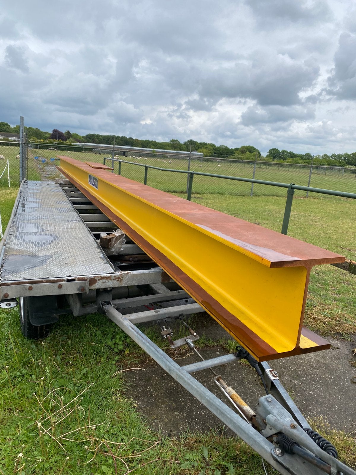 Zware balk. 10.meter., Ophalen, Gebruikt, IJzer