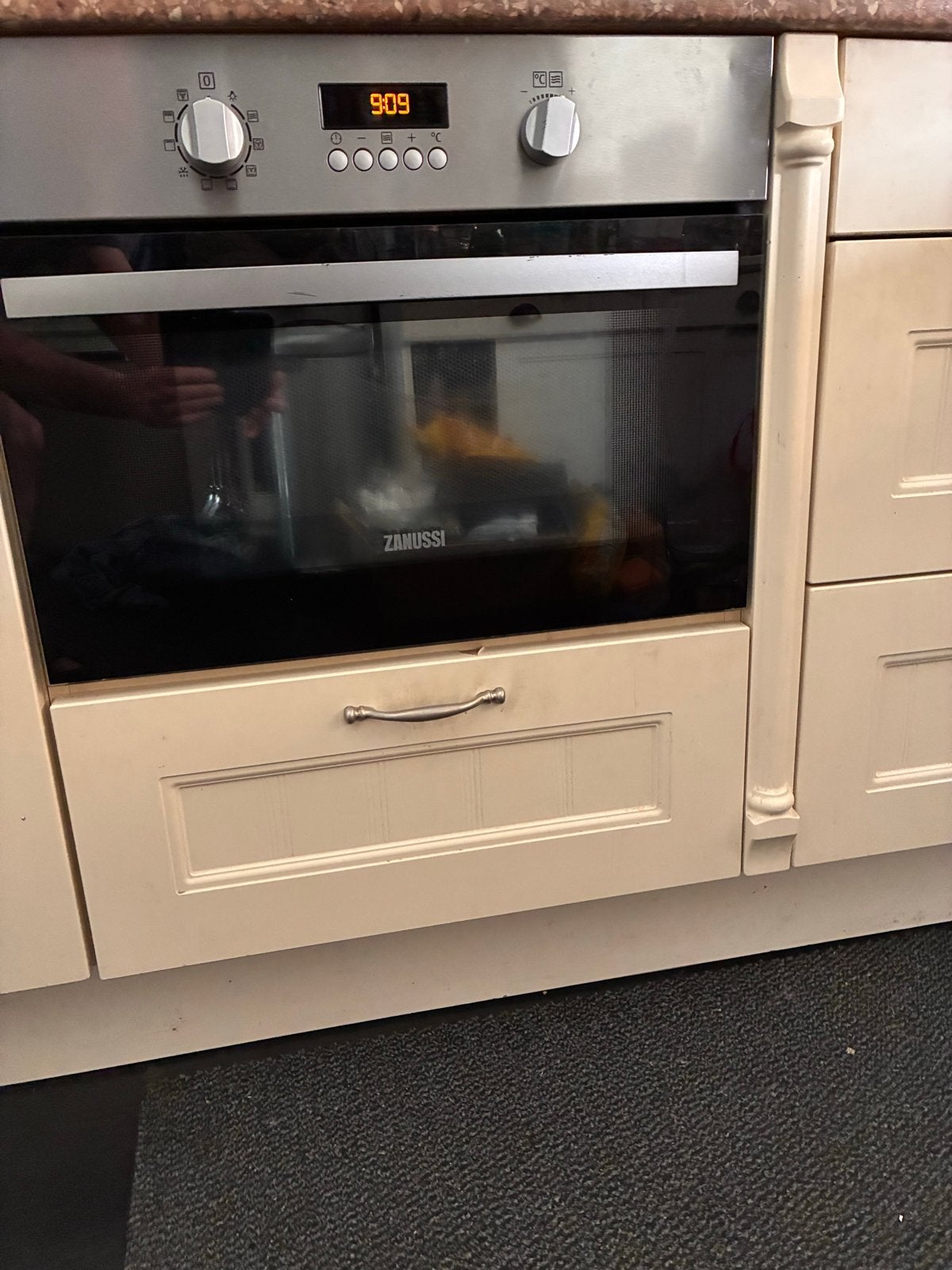 Zanussi Inbouw Combimagnetron - Zilver, Combimagnetron, Gebruikt, 60 cm of meer, Grill