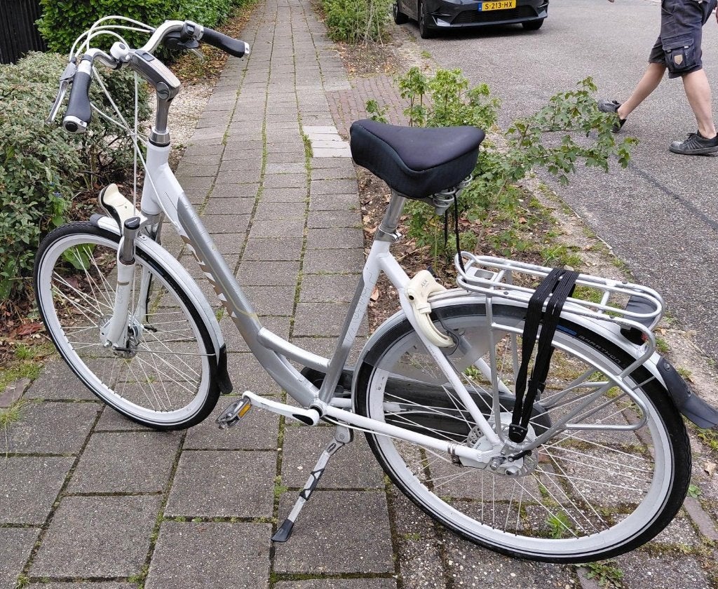 Giant ultimo fiets wit lage instap, Fietsen en Brommers, Ophalen, Versnellingen, Giant, Schijfrem