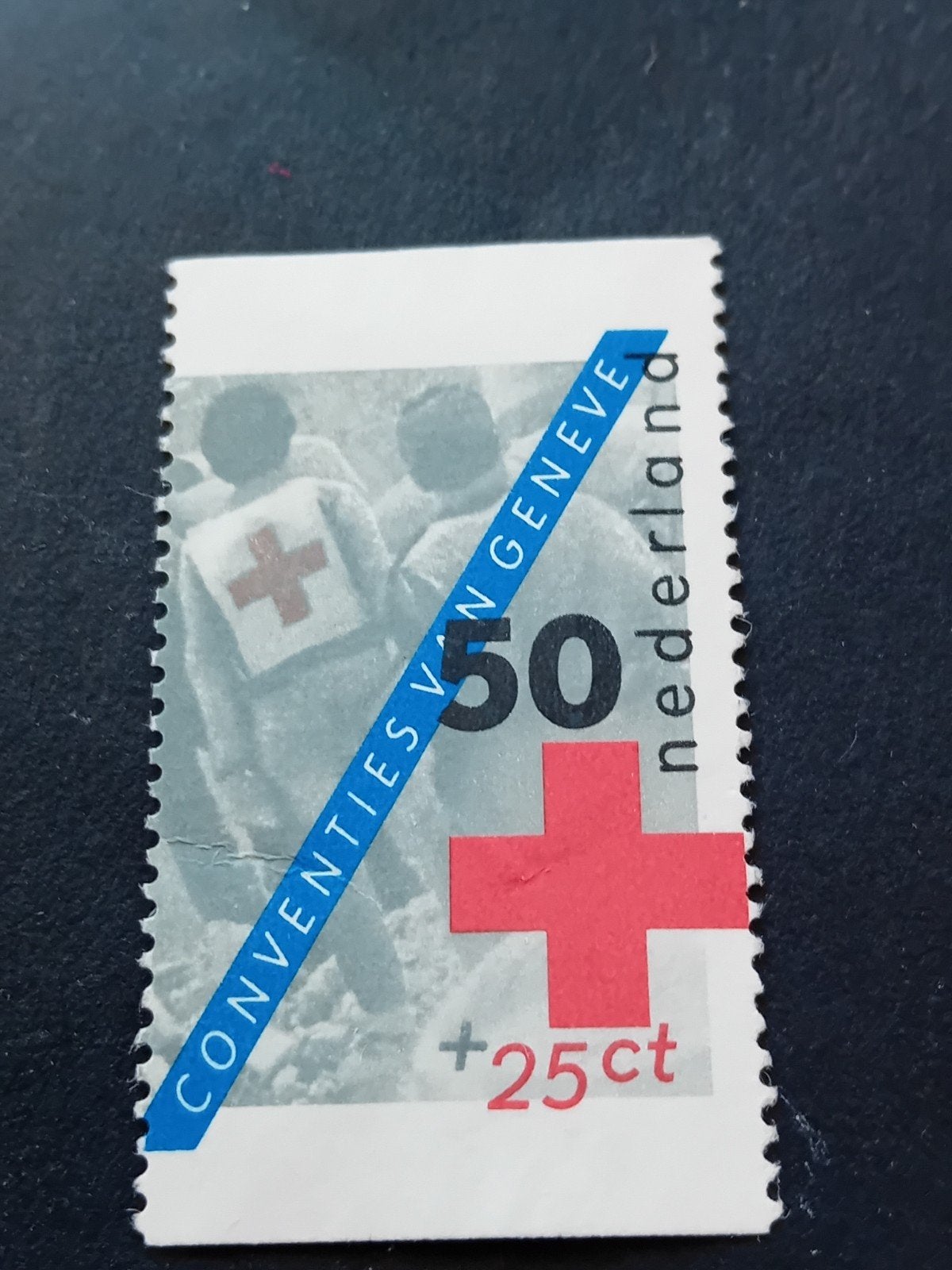 Nederlandse postzegel Rode Kruis 50+25ct, Ophalen of Verzenden, Na 1940, Postfris