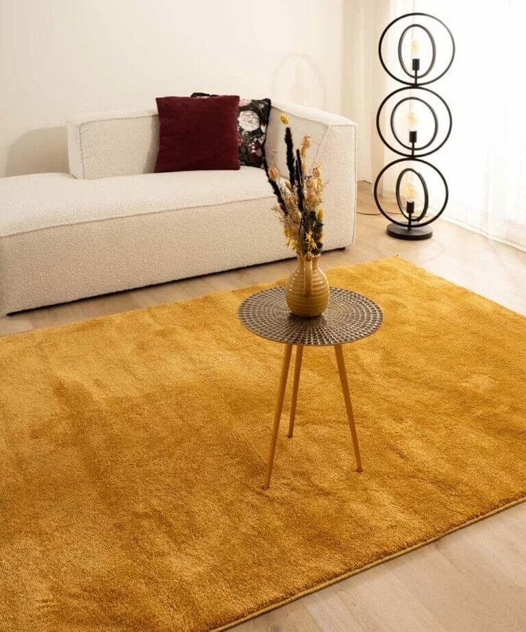 Velours vloerkleed – goud 300x400 nieuw, Ophalen of Verzenden, 200 cm of meer, Rechthoekig, Goud