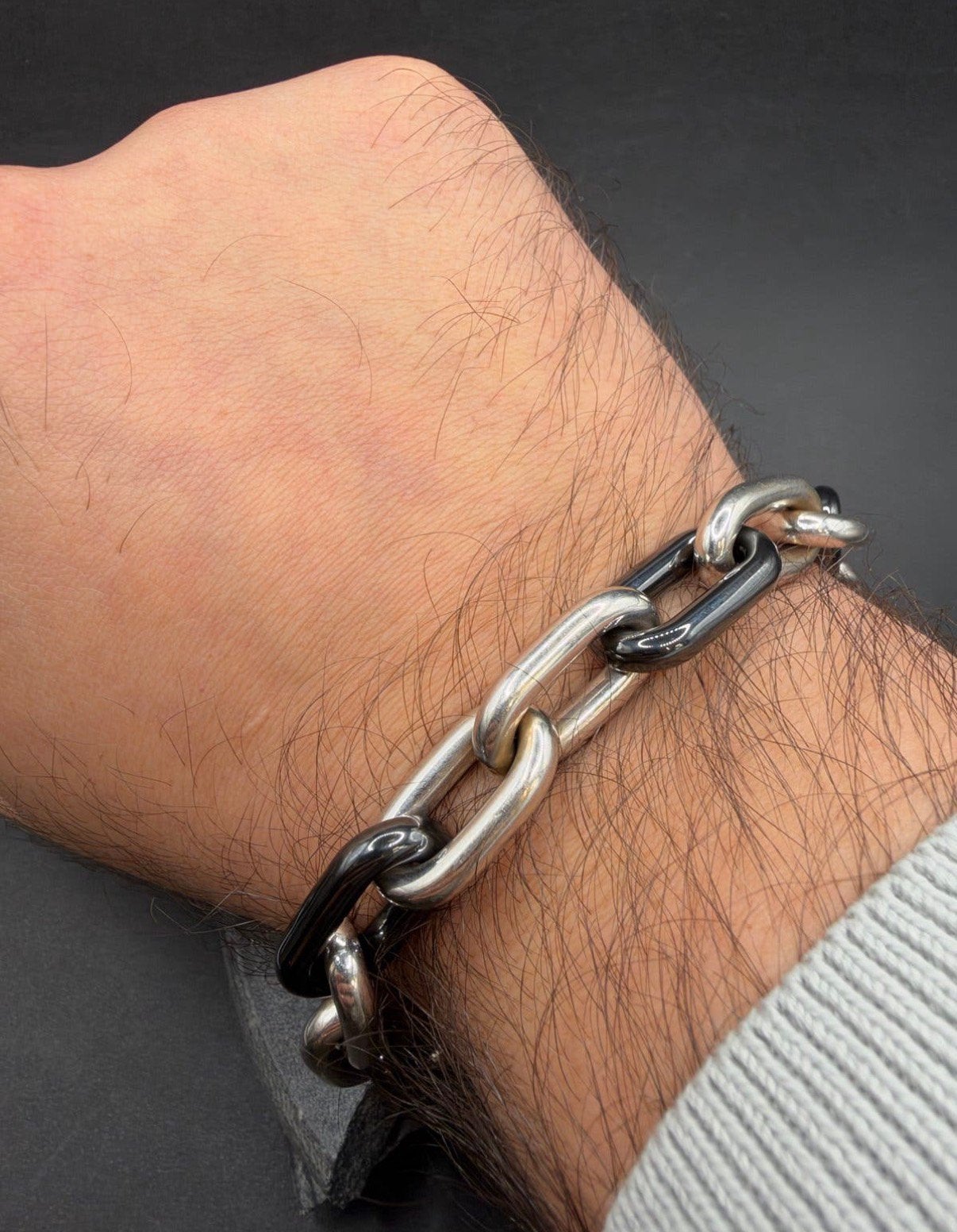 18k Witgouden Armband met Keramiek hulchibellunip, Sieraden, Tassen en Uiterlijk, Ophalen of Verzenden, Zo goed als nieuw, Wit