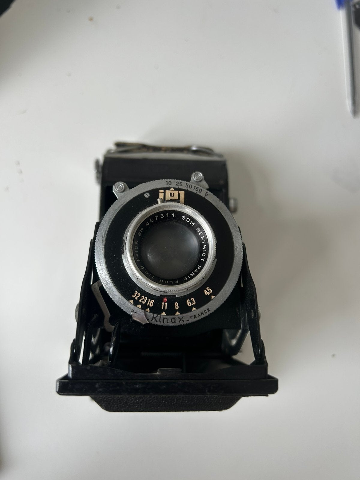 Kinax folding camera 6x9, Ophalen of Verzenden, Niet werkend, Compact, Overige Merken