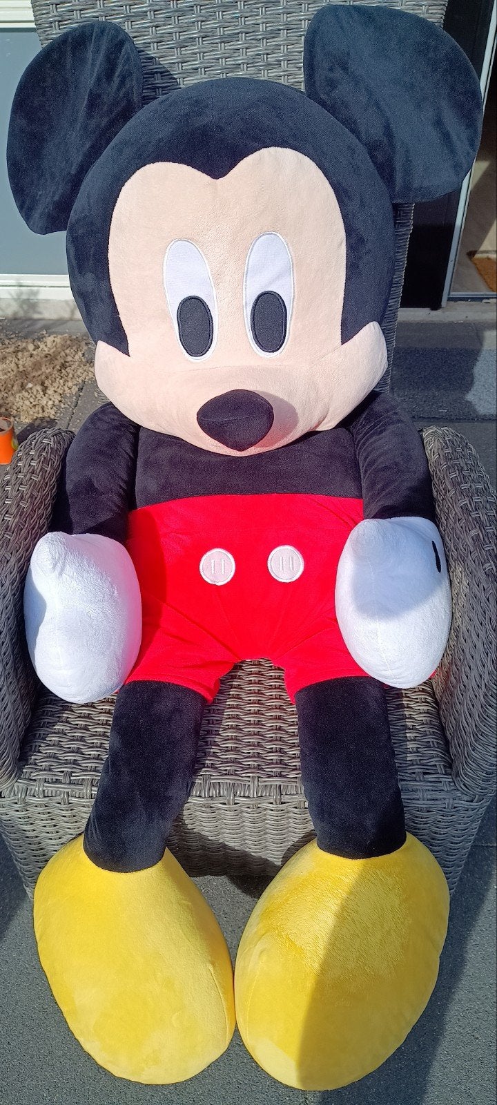 Mickey Mouse Disney Pluche Knuffel XXL 130 cm, Ophalen, Muis, Disney, Disney