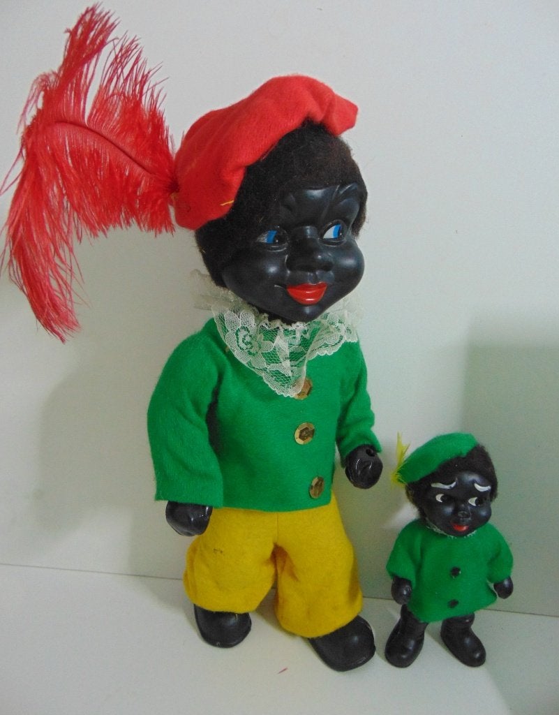 2 oude jaren 50 Sinterklaas Vriendjes Piet, Diversen, Ophalen of Verzenden, Gebruikt