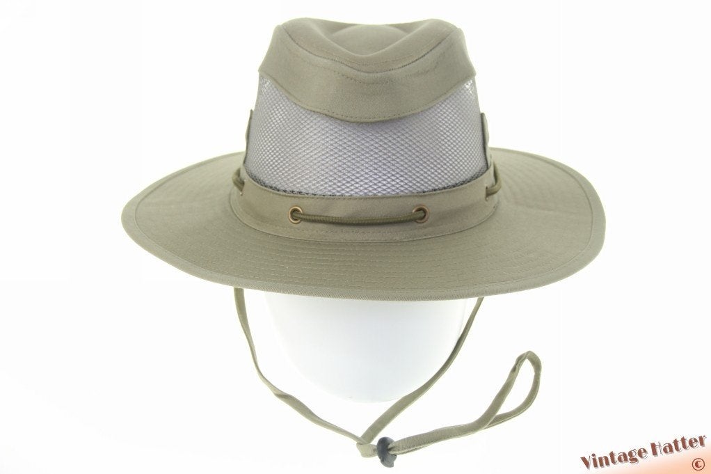 Ventilerende Australische hoed groengrijs katoen 59 & 60 NEW, Kleding | Heren, Ophalen of Verzenden, Nieuw, 58 of 59 cm (L, 7¼ of ⅜ inch)