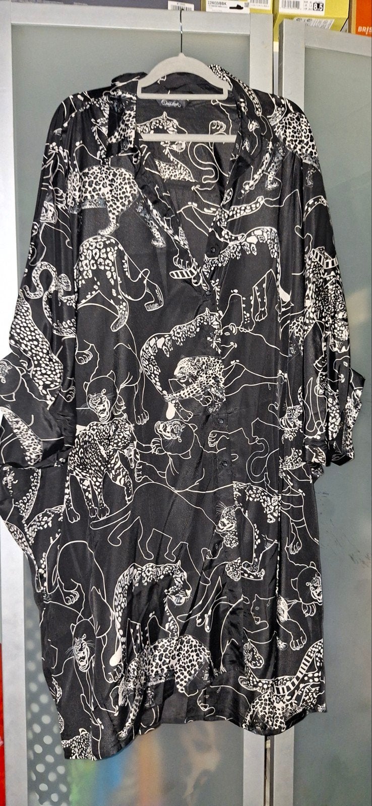 nieuw Jurkje/blouse met panterprint, da's leuk 50-54, Kleding | Dames, Blouses en Tunieken, Ophalen of Verzenden, Nieuw, Maat 46/48 (XL) of groter
