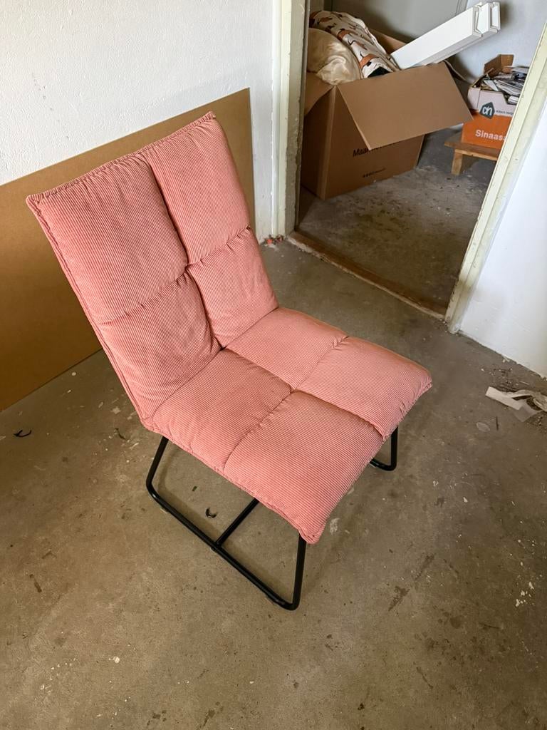 4 stuks roze Xenos stoelen, Ophalen, Overige kleuren, Stof, Vier