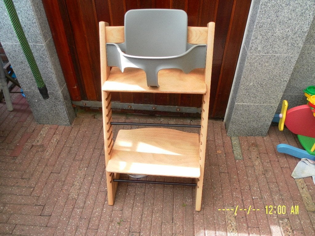 stokke tripp trapp trip trap kinderstoel + babyset., Kinderen en Baby's, Kinderstoelen, Ophalen, Zo goed als nieuw, Meegroeistoel