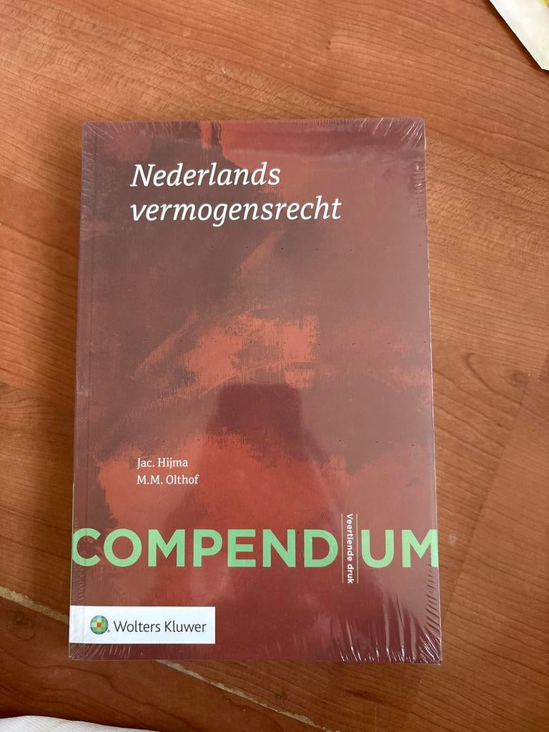 Compendium Nederlands vermogensrecht - Jac. Hijma, M.M. Olth, Boeken, Studieboeken en Cursussen, Ophalen of Verzenden, Gamma, Nieuw