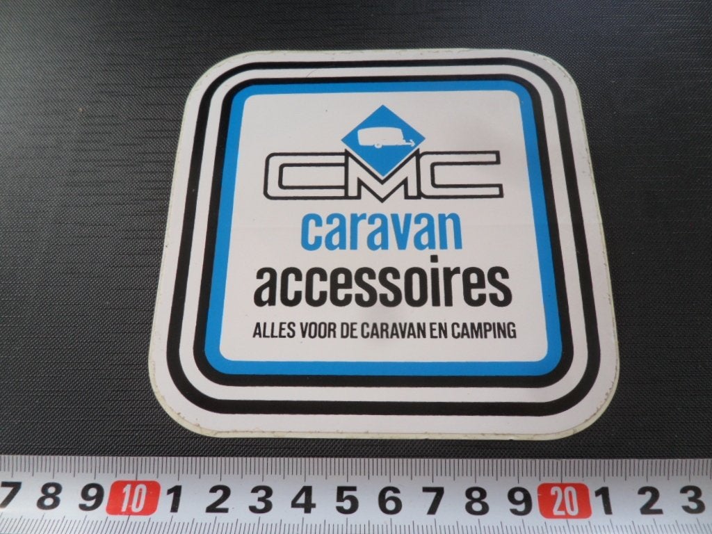 sticker CMC caravan accessoires Alles voor de caravan en cam, Ophalen of Verzenden, Zo goed als nieuw