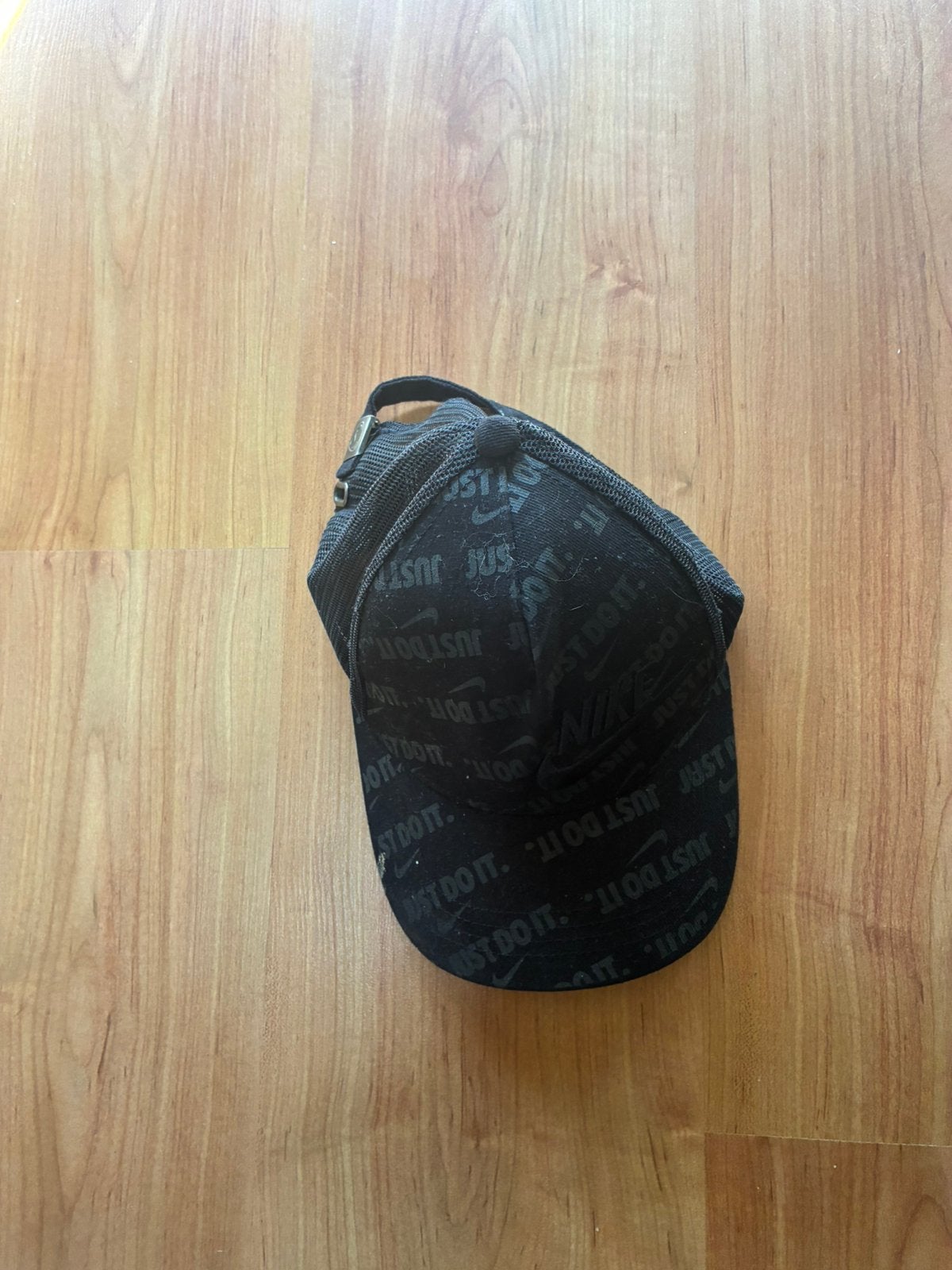 Zwarte Nike 'Just Do It' Trucker Cap / Pet, Ophalen of Verzenden, Gedragen, One size fits all, Pet